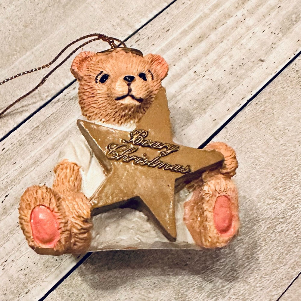 Beary Christmas Angel Bear Christmas Tree Ornament - Picture 2 of 5